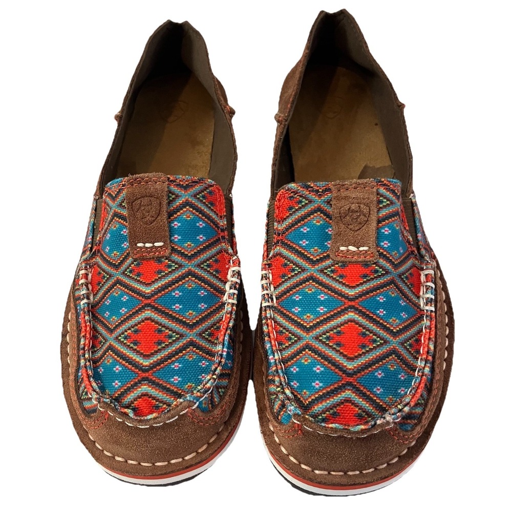 NWOT! Ariat Cruiser Women's Aztec Boat Shoe‎ 8 1/2 B